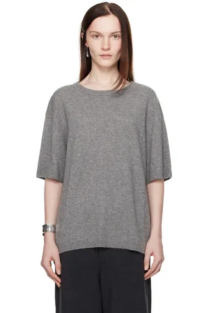 AYA MUSE Gray Cashmere T-shirt