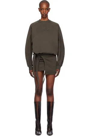 OTTOLINGER Brown Drape Jersey Minidress