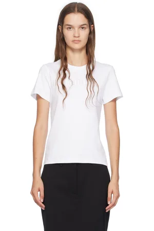 Helmut Lang White Slim Logo T-Shirt