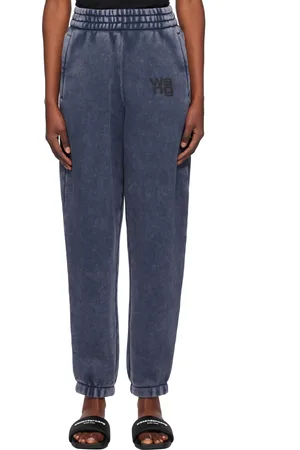 Alexander Wang Purple Puff Logo Lounge Pants
