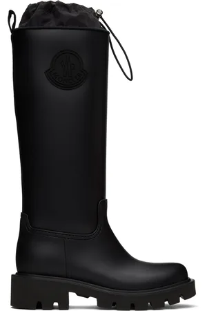 Moncler Black Kickstream High Rain Boots