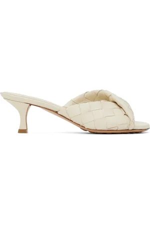 Bottega Veneta Off-White Blink Mules