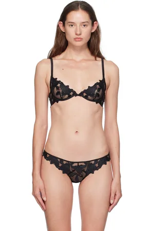 FLEUR DU MAL Black Lily Bra