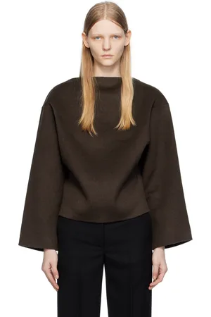 Totême Brown Straight Sweater