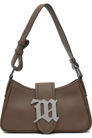 MISBHV Taupe Small Plaque Shoulder Bag