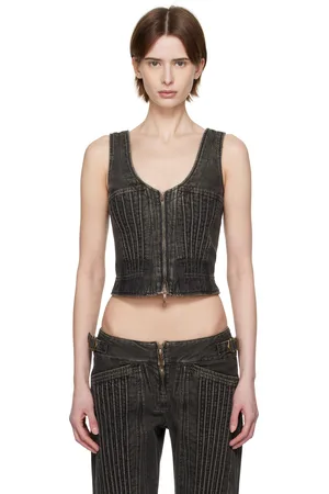 KNWLS Corded Denim Corset