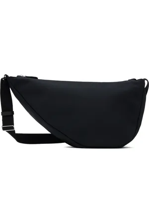 The Row Black Slouchy Banana Two Bag