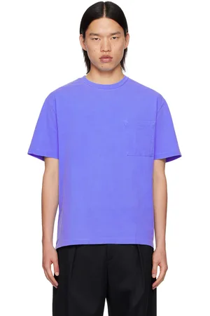 A.P.C. Blue Boxy Tab T-Shirt