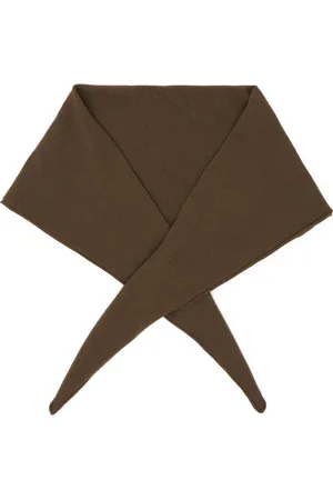 LEMAIRE Brown Small Losange Scarf