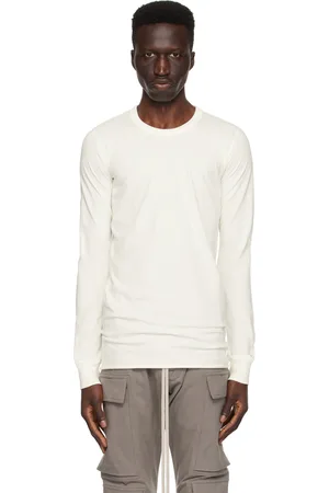 Rick Owens Off-White Basic Long Sleeve T-Shirt