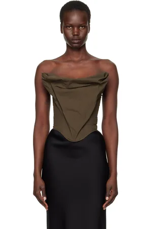 MAGDA BUTRYM Draped Strapless Corset
