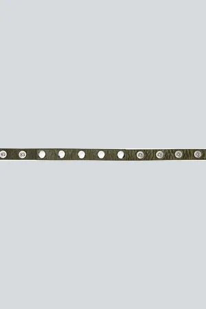 The Attico Khaki Press-Stud Belt