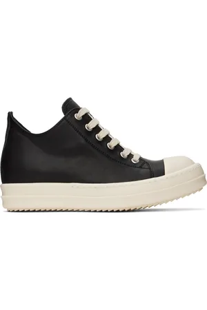 Rick Owens Black Low Sneakers