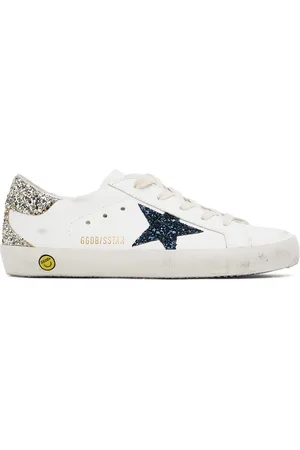 Golden Goose Kids White Super-Star Classic Sneakers