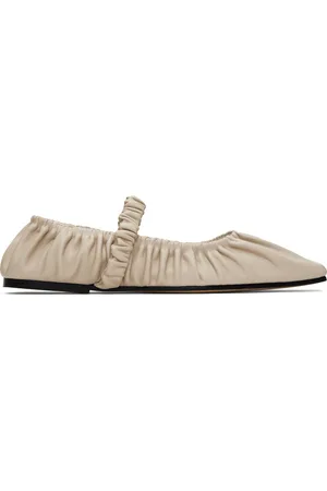Studio Amelia Beige Zadie Ballerina Flats