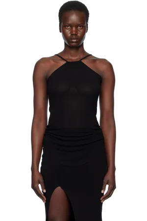 Rick Owens Black Hollywood Skorpio Tank Top