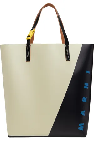 Marni Black & Off-White Tribeca Shopper Tote