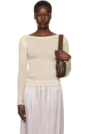 Baserange Beige Disc Long Sleeve T-shirt
