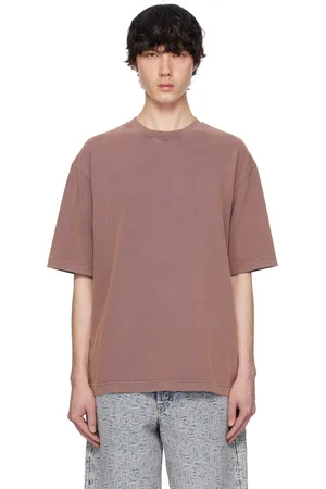 Acne Studios Purple Relaxed Fit Crew Neck T-shirt