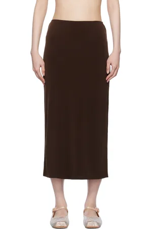SANDY LIANG Brown Axew Maxi Skirt