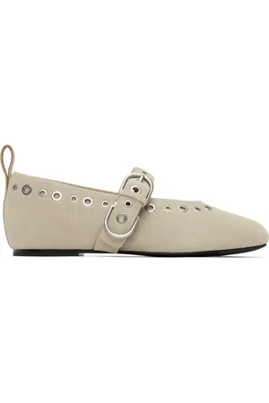 RAG&BONE Beige Spire Mary Jane Ballerina Flats