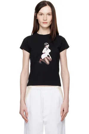 Abra Black Crewneck Anime Girl T-shirt