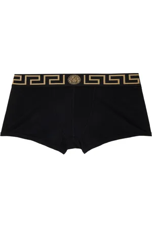 VERSACE Black Greca Border Boxers