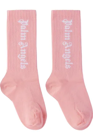 Palm Angels Kids Pink PA High Socks