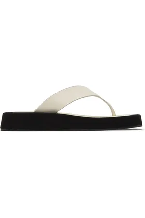 The Row White Ginza Sandals