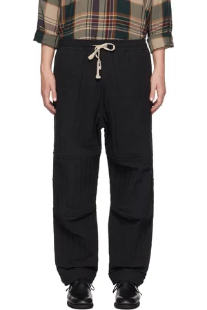 JAN JAN VAN ESSCHE O-Project Dense Twill Wide Knee Trousers
