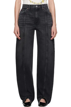 RE/DONE Black Tailored Jeans