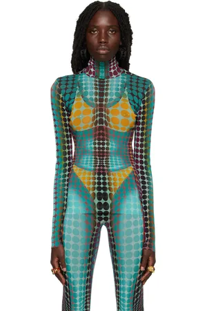 Jean Paul Gaultier Blue Dots Turtleneck