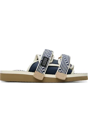 SUICOKE Navy & Off-White MOTO-JC01 Sandals