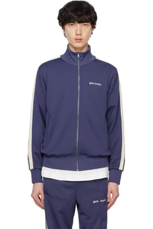 Palm Angels Navy Classic Logo Track Jacket