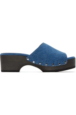 RAG&BONE Navy Mara Clogs