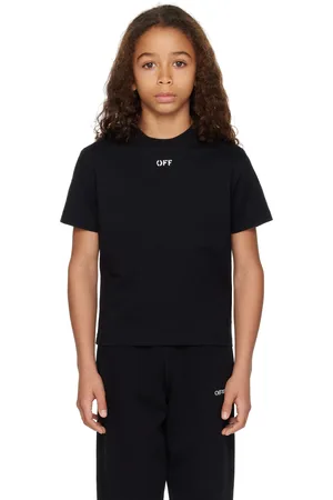 OFF-WHITE Kids Black Off Stamp T-shirt