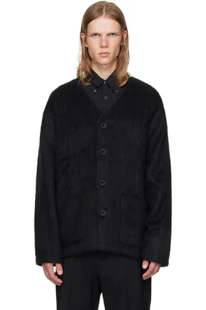 OUR LEGACY Black Shag Knit Cardigan