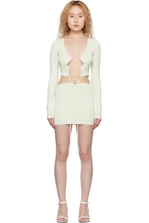 AYA MUSE Off-White Cibari Minidress
