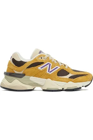 New Balance Yellow & Brown 9060 Sneakers