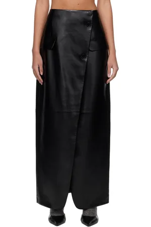 The Frankie Shop Nan Faux-Leather Maxi Skirt
