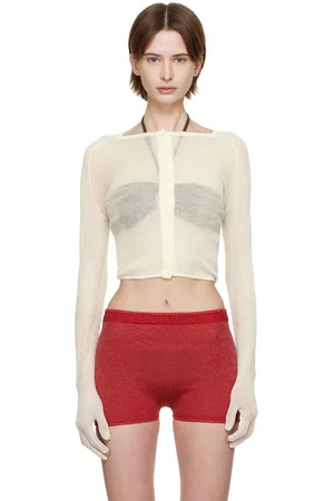 Isa Boulder SSENSE Exclusive Off-White Enter Cardigan