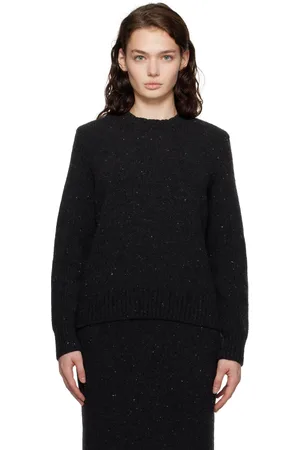Bottega Veneta Gray Wool Tailored Sweater