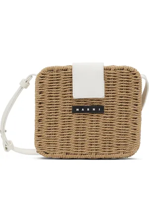 Marni Kids Beige & White Pic Nic Bag