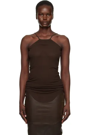 Rick Owens Brown Hollywood Skorpio Tank Top