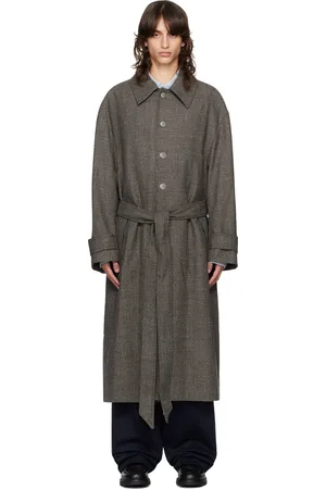 Ami Brown Belted Coat