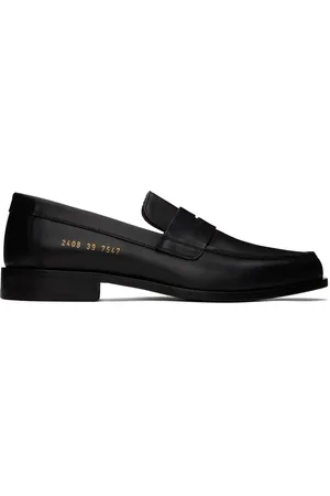 COMMON PROJECTS Black Leather Loafers