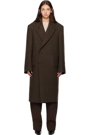 WARDROBE.NYC Brown Hailey Bieber Edition HB Coat