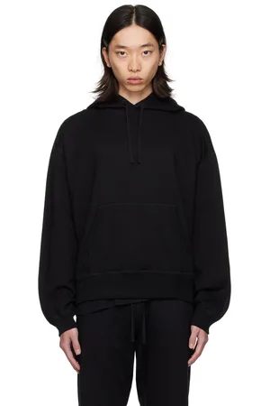 Reigning Champ Black Midweight Relaxed Hoodie