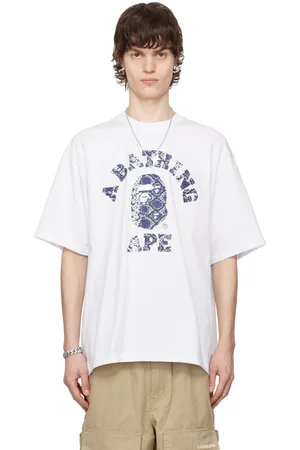 BAPE SSENSE Exclusive White Printed T-shirt