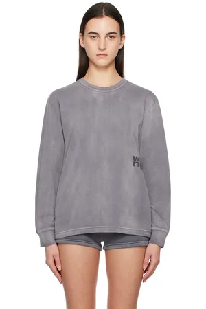 Alexander Wang Gray Puff Logo T-shirt